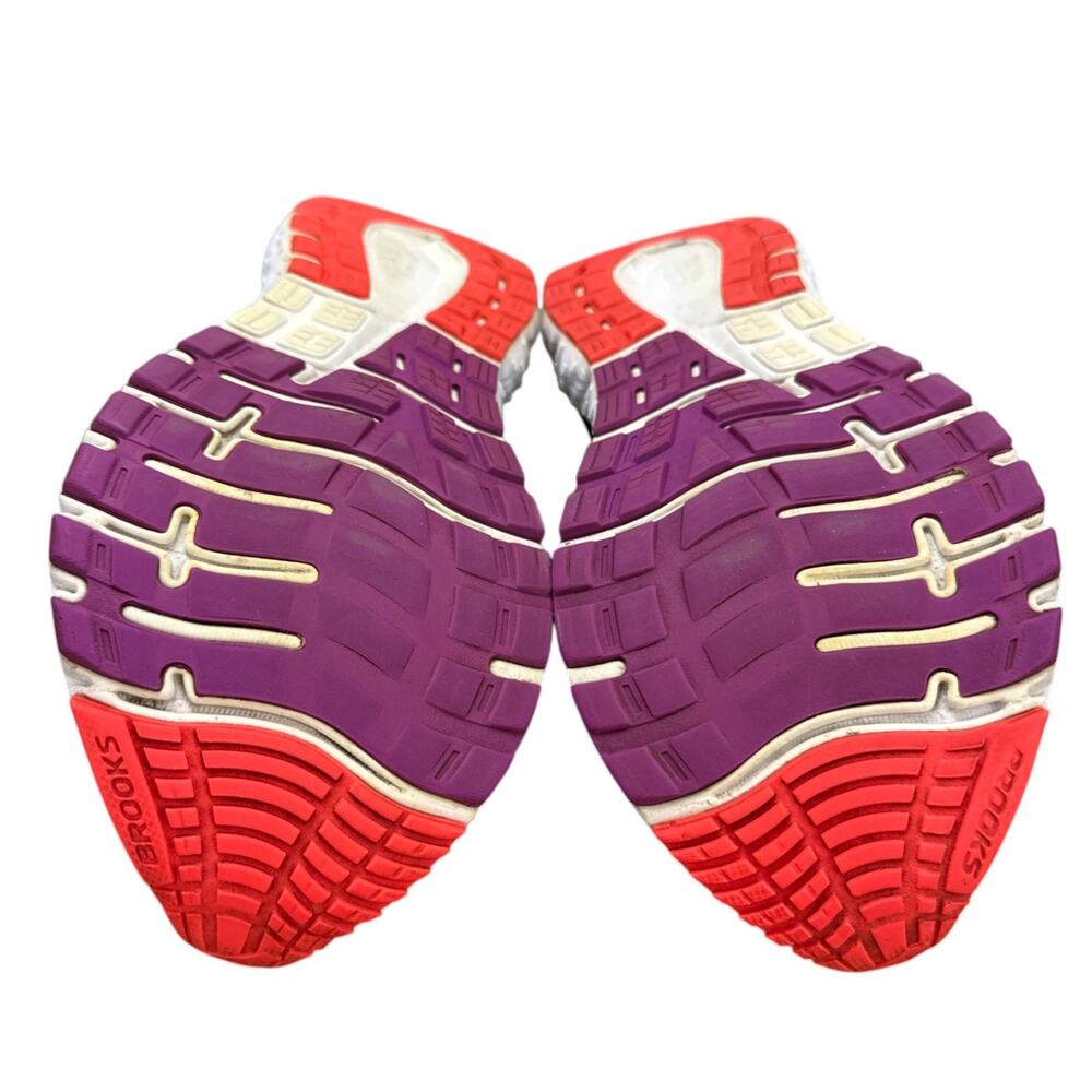 Brooks Transcend 6 Running Shoes Womens 8 Black Purple Coral Athletic Sneakers - Picture 13 of 13